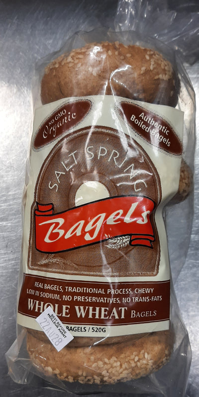 SALTSPRING ORG BAGEL WW SESAME [6 PK]