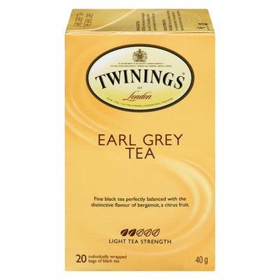 TWININGS EARL GREY TEA [20 BAGS]