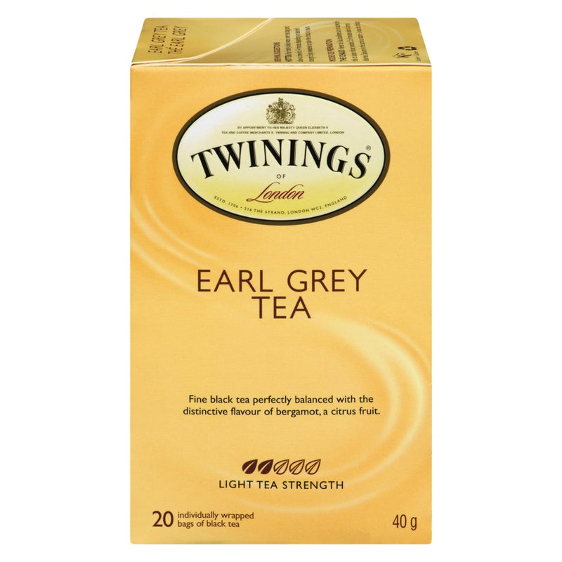 TWININGS EARL GREY TEA [20 BAGS]