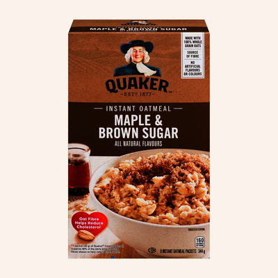 QUAKER IQ MAPLE BROWN  OATMEAL [344 G]