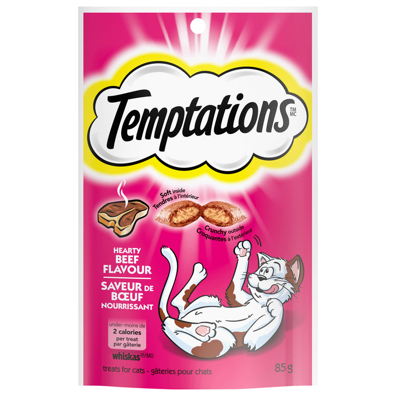 WHISKAS TEMPTATION HEARTY BEEF [85 G]