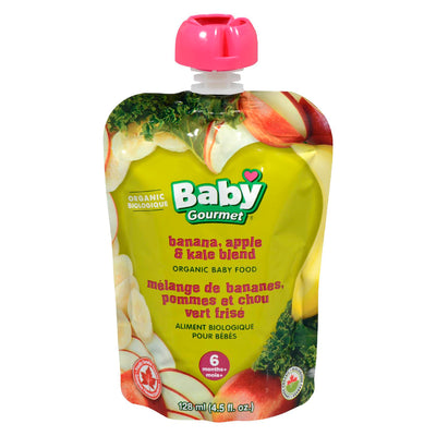 BABY GOURMET BANANA APPLE KALE [128 ML]