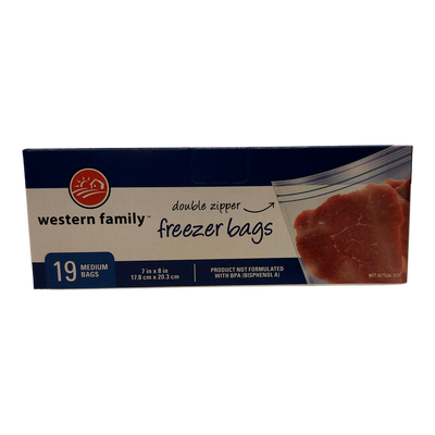 WF MEDIUM FREEZER BAGS [19 BAGS]
