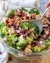 BROCCOLI APPLE SALAD with Lemon Poppyseed Dressing