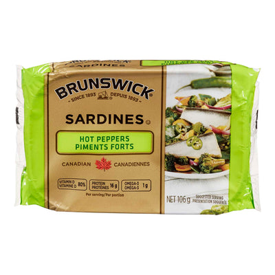 BRUNSWICK SARDINES HOT PEPPER [106 G]