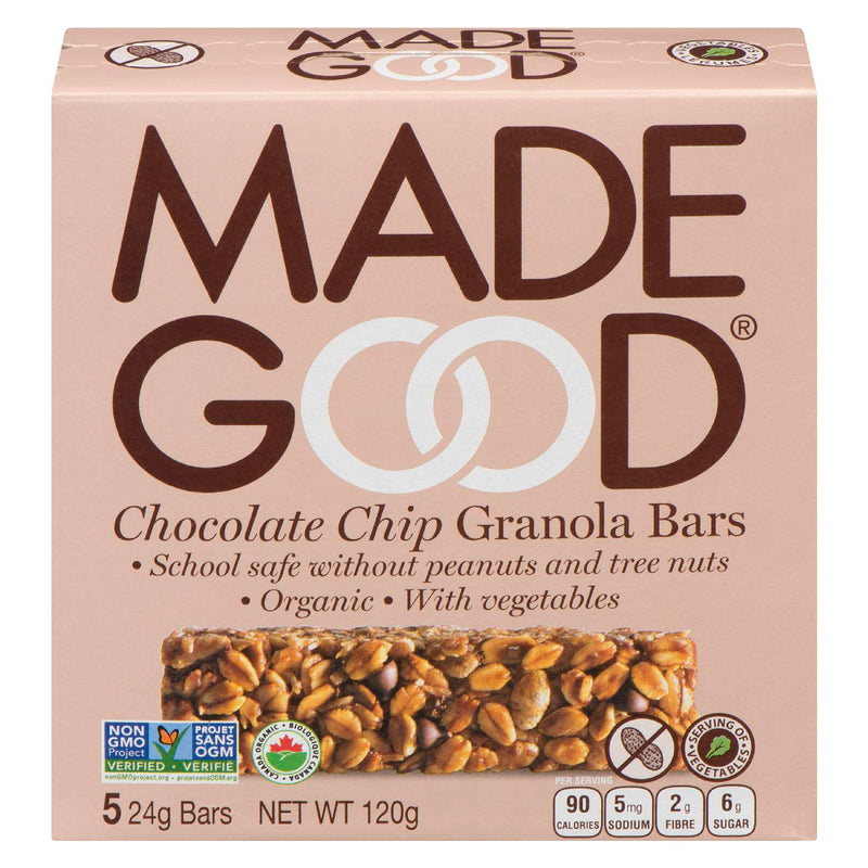 MADE GOOD CHOC CHIP BARS [120 g]