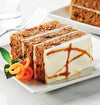 CARROT SHORTCAKE with cream cheese icing
