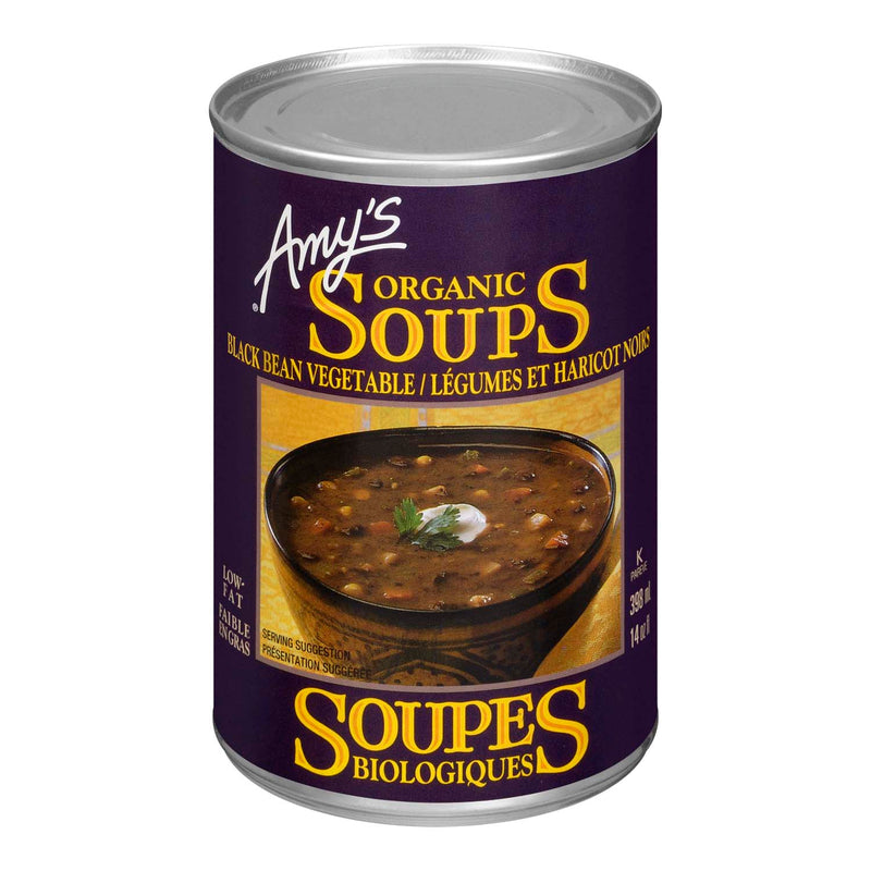 AMYS ORG BLACK BEAN VEG SOUP [398 ML]