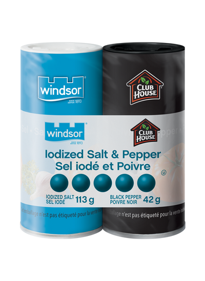 WINDSOR SALT & PEPPER SHAKERS [2 PACK]