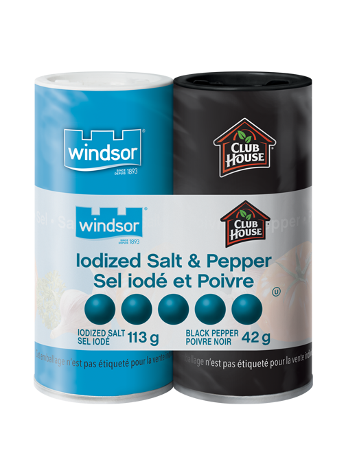 WINDSOR SALT & PEPPER SHAKERS [2 PACK]