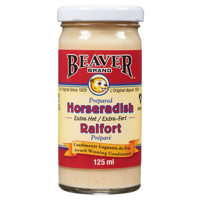 BEAVER EXTRA HOT HORSERADISH [125 ML]