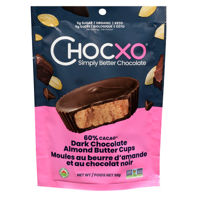 CHOCXO ORG DRK ALMOND BUTTER [98 G]