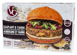 VG EGGPLANT TAHINI BURGERS [4 pkg]