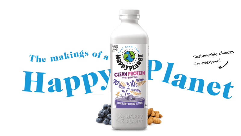 HAPPY PLANET BLUBERRY ALMOND [900 ML]