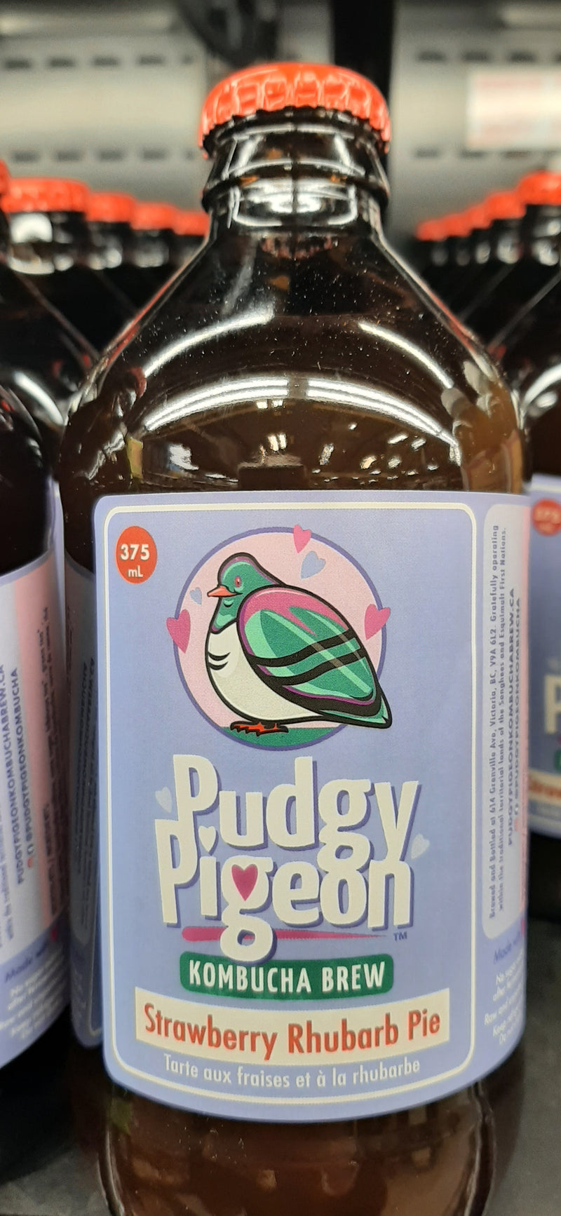 PUDGY PIGEON STRAW RHUBARB PIE [375 ML]