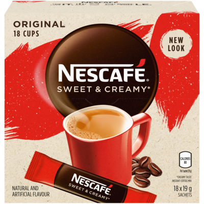 NESCAFE SWEET & CREAMY ORIG [18 pkg]