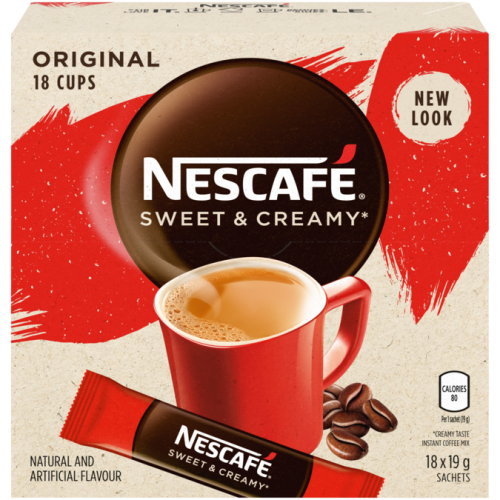 NESCAFE SWEET & CREAMY ORIG [18 pkg]