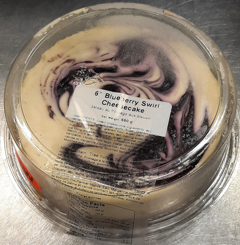 6" CHEESECAKE ASST [550 G]