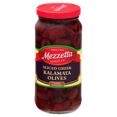 MEZZETTA SLICED KALAMATA OLIVE [398 ML]