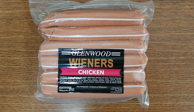 GLENWOOD WIENERS Chicken, 6pk