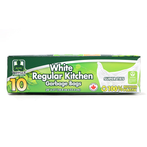 TUFF GUY ECO WHITE KITCHEN BAG [10 PK]