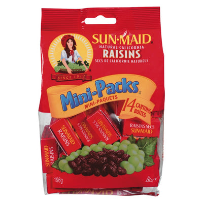 SUNMAID MINI PACK RAISINS [14 x14G]