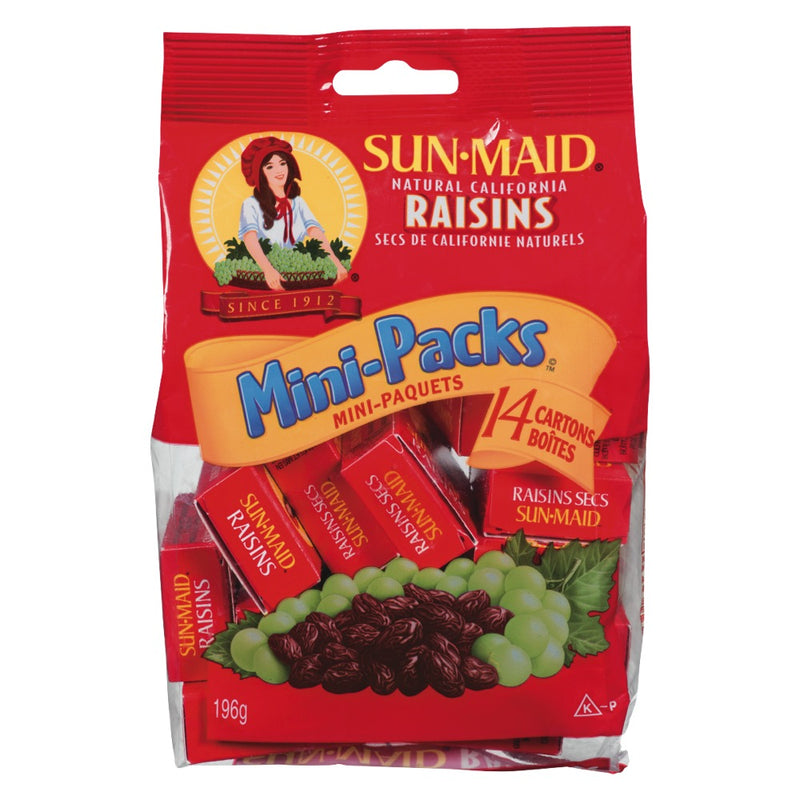 SUNMAID MINI PACK RAISINS [14 x14G]