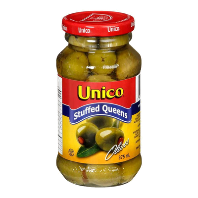 UNICO STUFFED QUEEN OLIVES [375 ML]