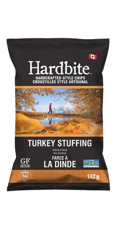 HARDBITE POTATO CHIPS Turkey Stuffing, 128 G