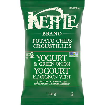 KETTLE CHIPS YOG GREEN ONION [198 G]