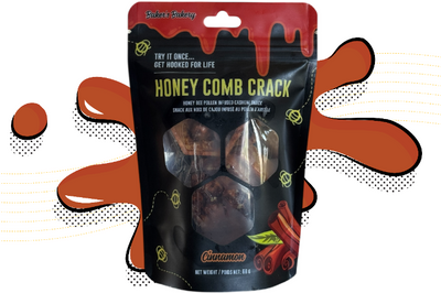 HONEY COMB CRACK CINNAMON [68 G]