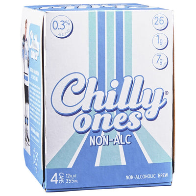 CHILLY ONES NON-ALCOHOLIC BEER [4 pkg]