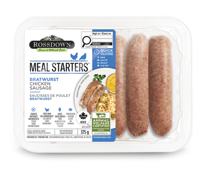 ROSSDOWN CHIC BRATWURST SAUSAG [375 G]