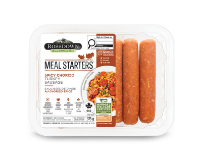 ROSSDOWN TURKEY CHORIZO SAUSAG [375 g]