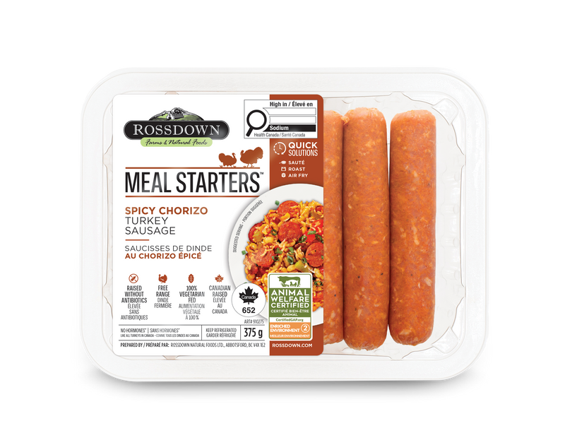 ROSSDOWN TURKEY CHORIZO SAUSAG [375 g]
