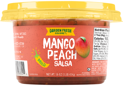 GARDEN FRESH MANGO PEACH SALSA [375 ML]