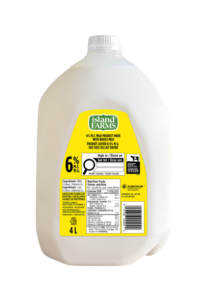 ISLAND FARMS 6% MILK JUG [4 L]