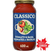 CLASSICO TOMATO BASIL SAUCE [600 ML]