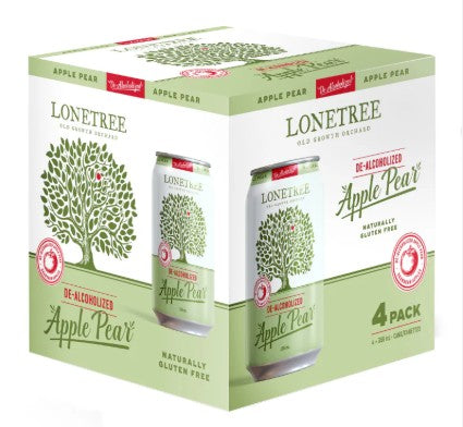 LONETREE 0% APPLE PEAR CIDER [4 pkg]