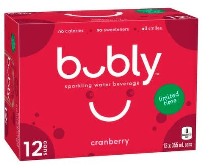 BUBLY CRANBERRY [12 pkg]