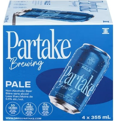PARTAKE PALE NON ALC BEER [4 pkg]