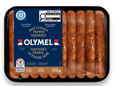 OLYMEL MAPLE & PEPPER SAUSAGE [375 G]