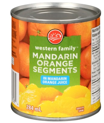 WF MANDARIN ORANGES IN JUICE [284 ML]
