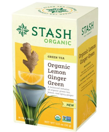STASH ORG LEMON GINGER GREEN T [16 BAGS]