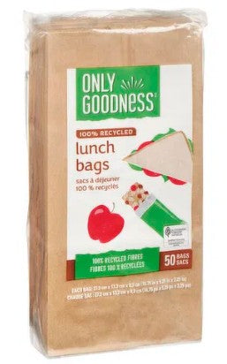 OG 100% RECYCLED LUNCH BAGS [50 BAGS]