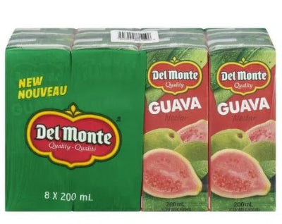 DEL MONTE GUAVA NECTAR JUICE [8 PK+DE]