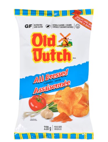 OLD DUTCH ALL DRESSED CHIPS [220 G]