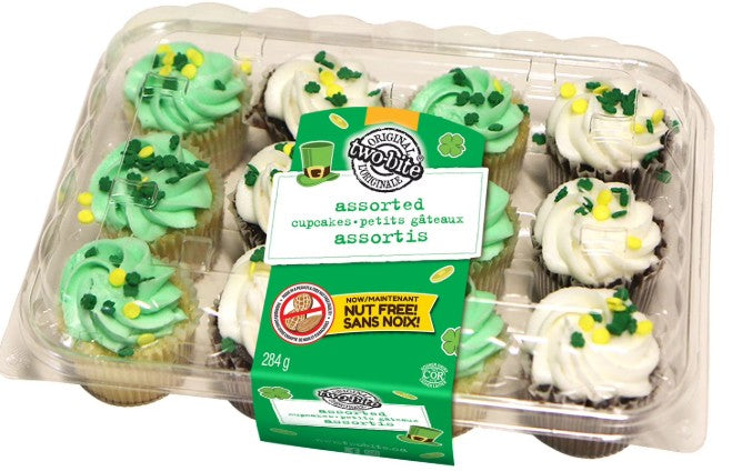 TWO BITE ST PATRICKS CUPCAKES [284 G]