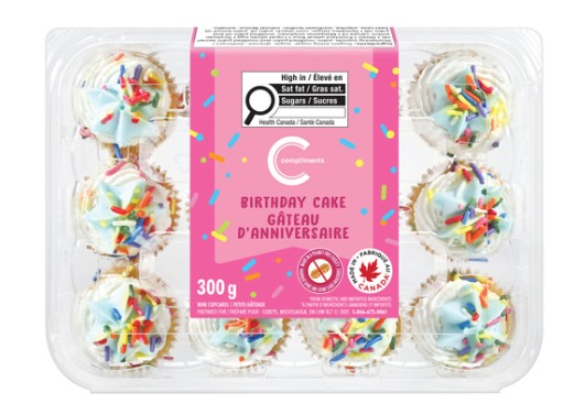 COMPLIMENT CUPCAKES MINI BDAY [300 G]