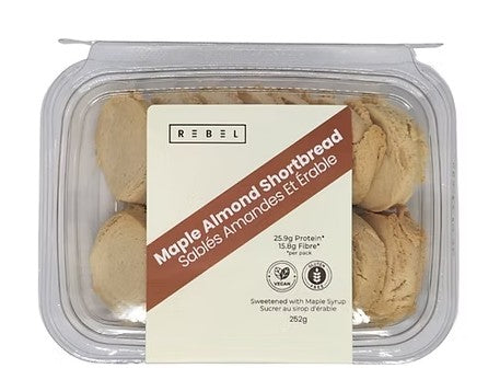 REBEL MAPLE ALMOND CHOC SHORTB [252 g]